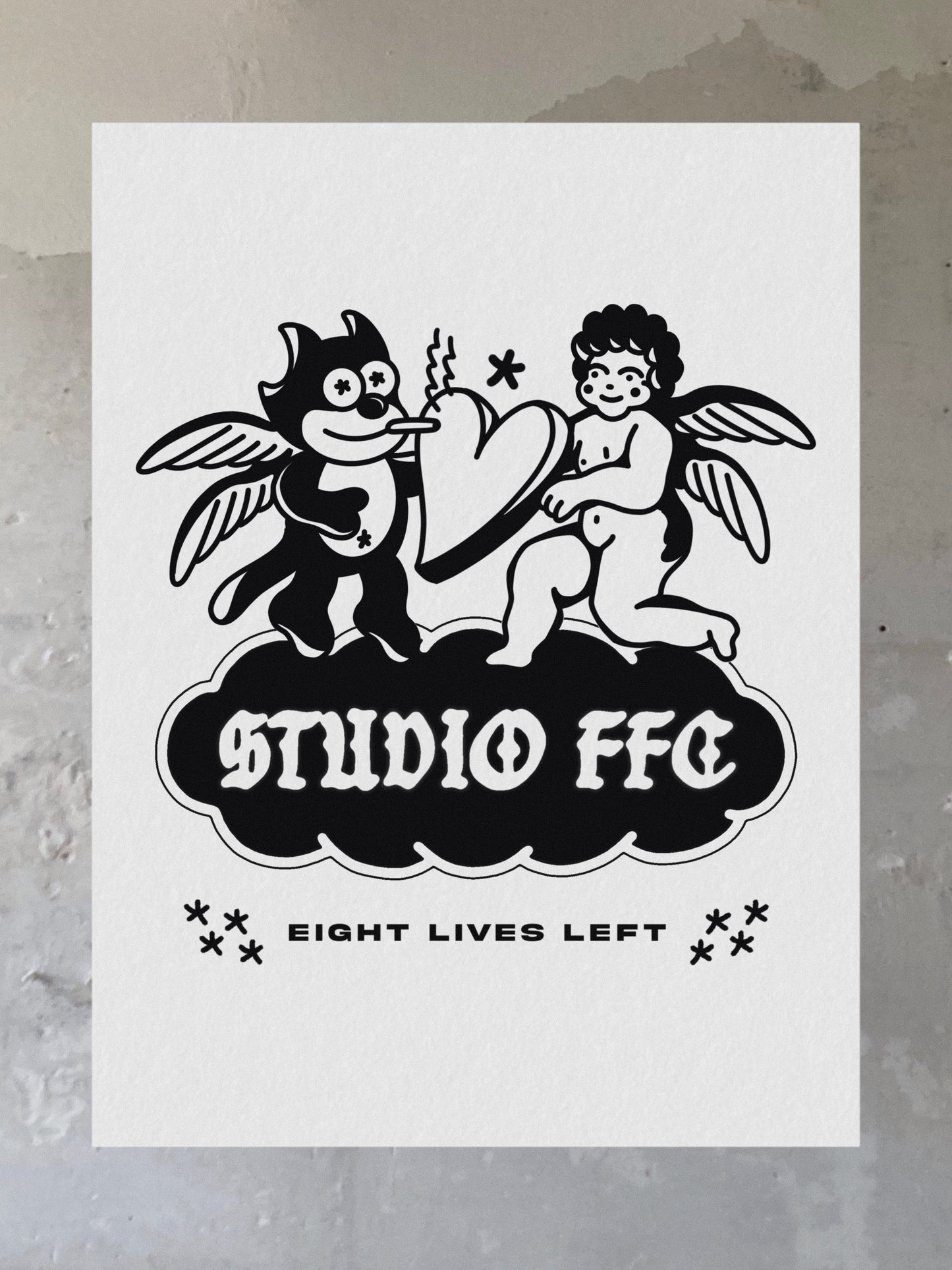 STUDIO FFC, 8 Lives Left, PRINT
