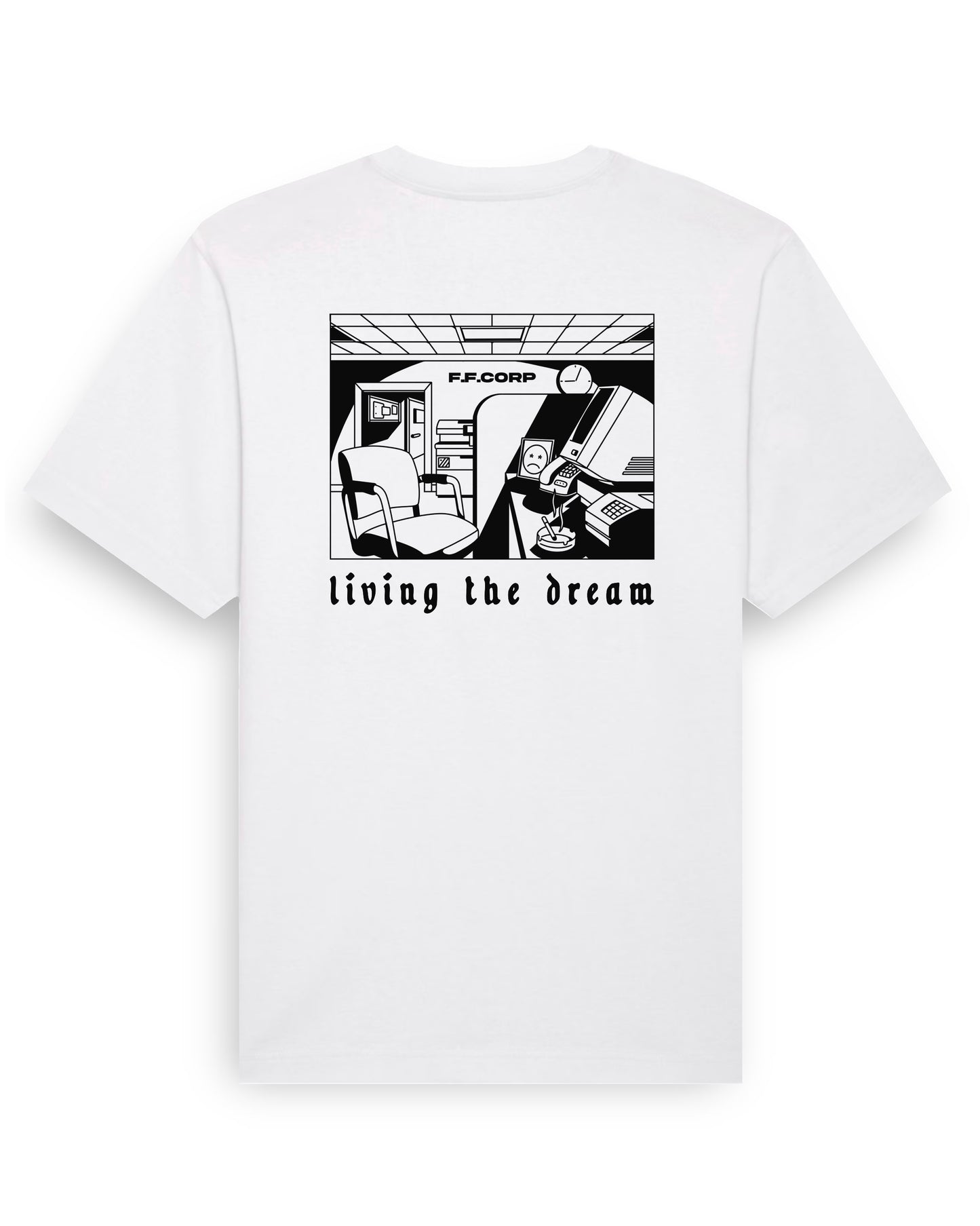 FFC "Living the Dream" Screen Print Heavy Tee
