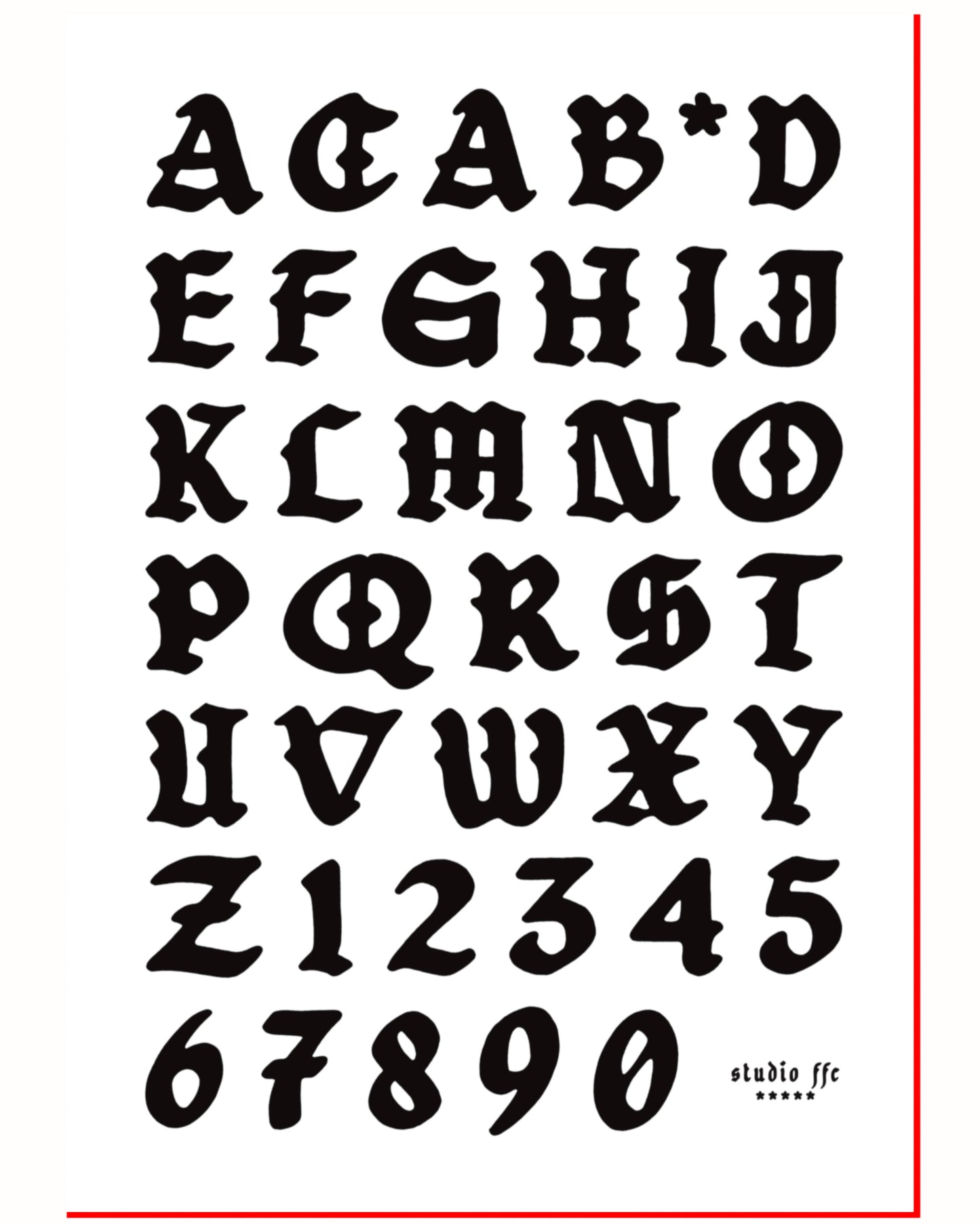 A3 Riso Prints * BUY 2 GET A 3RD FREE *